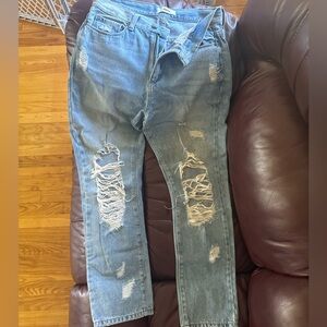 JBD Just Black Denim jeans. Ripped jeans. Size 26